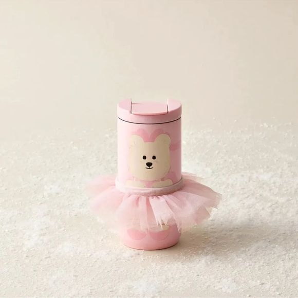 STARBUCKS Thailand 2022 CHRISTMAS XMAS 16OZ BALLERINA BEAR Stainless steel TUMBL - Picture 3 of 3